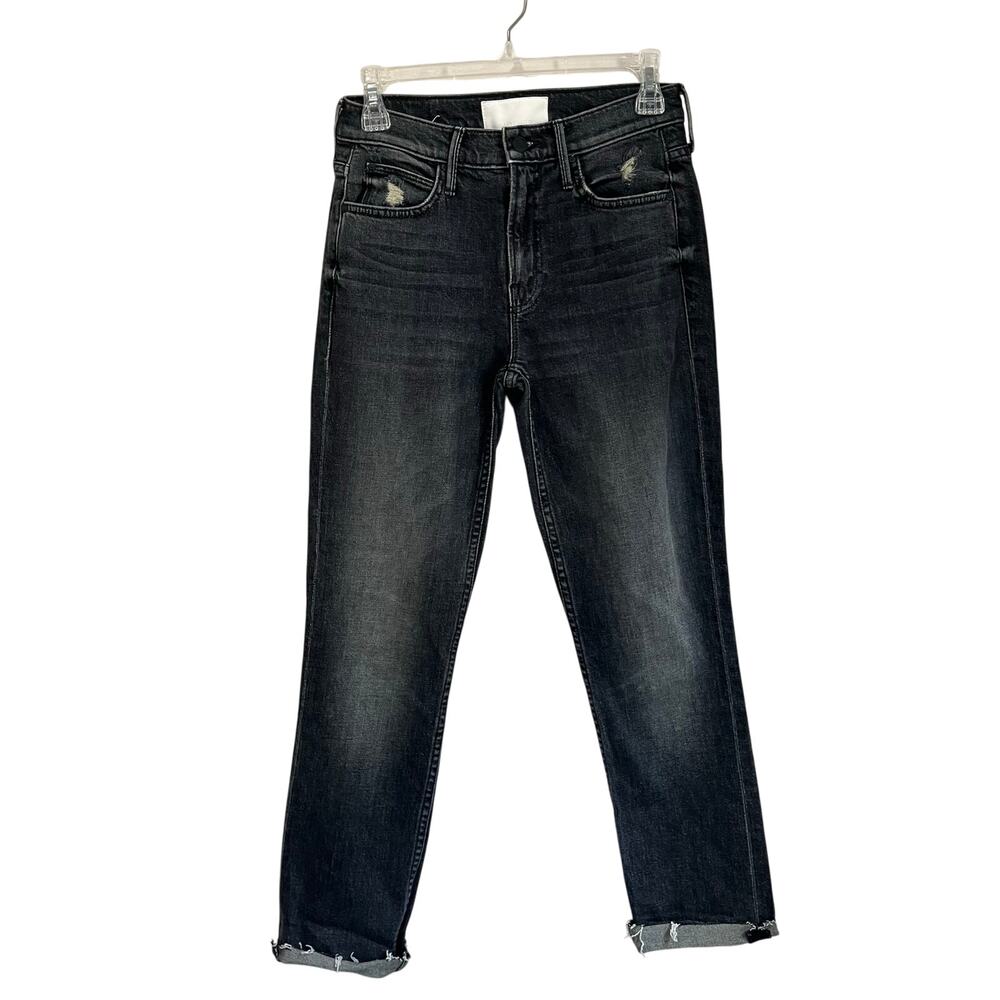 Mother The Flirt Chew Jeans in Cat & Kings Wash Straight Leg Jeans Size 24‎